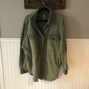 Free People Ruby Jacket Green oversized jacket M